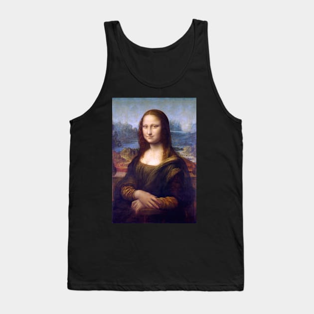 Mona Lisa Smile by Leonardo da Vinci Tank Top by jutulen